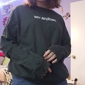 not average ls shirt